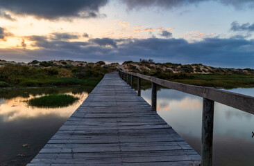 Irwin Heritage River Trail at Sunset