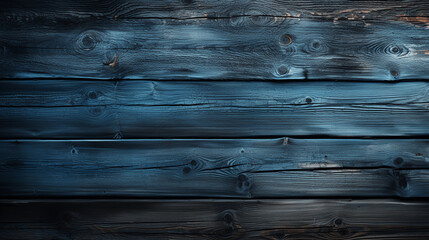 Captivating Blue Wooden Background: Realistic Texture and High-Quality Details. Generative AI