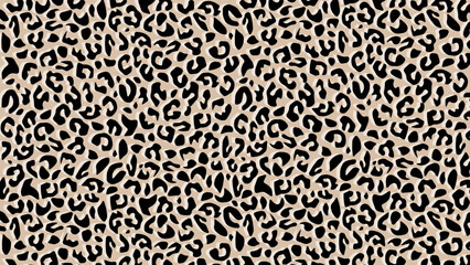 Leopard skin fur texture brown background