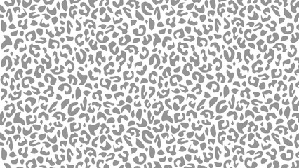 Leopard skin fur texture grey background