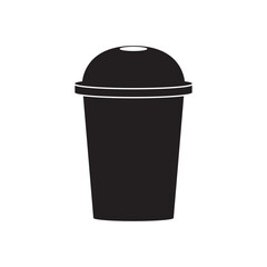 ice cup icon vector