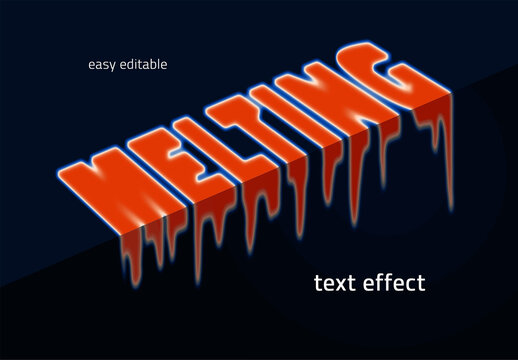 Melting Text Effect