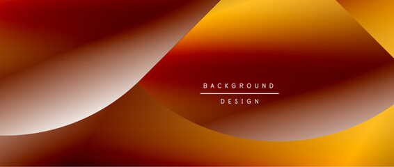 Bright color circle and round element minimal geometric abstract background for posters, covers, banners, brochures, websites