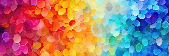 Colorful circle abstract background. Template for wallpaper, banner, presentation, background