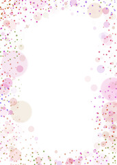 Pink Valentine's Day background. PNG transparent digitally hand painted illustration