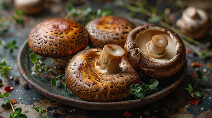 mushroom arrangement