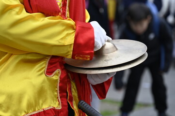 Cymbales au nouvel an chinois