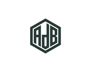 ADB logo design vector template. ADB, logo, design, logo design, vector, letter, monogram, creative, icon, template, sign, symbol, brand, unique, initial, modern, alphabet.