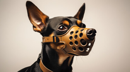 Funny dog muzzle
