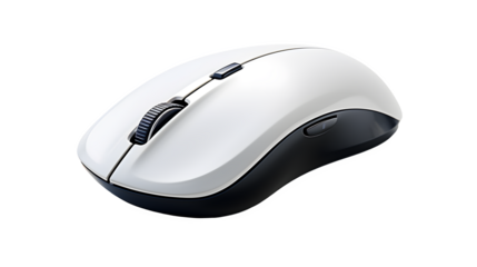 Computer Mouse Image, Transparent Peripheral Device, PNG Format, No Background, Isolated Input Equipment, Digital Navigation