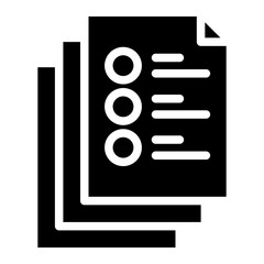 Fototapeta premium icon costumer relationship glyph