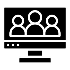 icon costumer relationship glyph