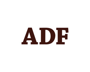 ADF logo design vector template. ADF, logo, design, logo design, vector, letter, monogram, creative, icon, template, sign, symbol, brand, unique, initial, modern, alphabet.