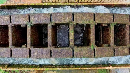 Ancient arabic mill, water noria at Abaran village in Murcia region, Spain Europe. Ruta de las Norias, Noria de la Hoya de Don Garcia