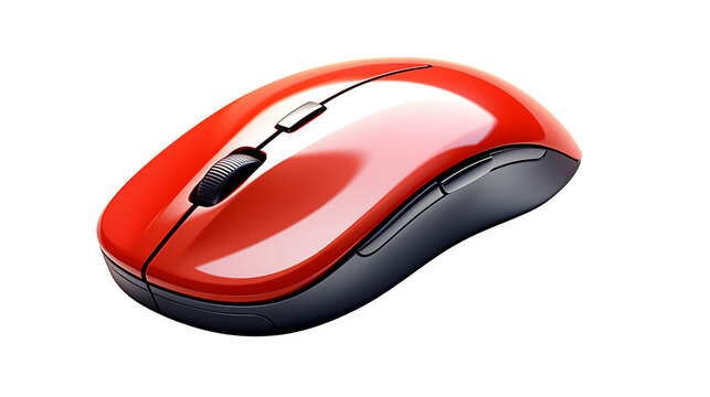 Computer Mouse Image, Transparent Peripheral Device, PNG Format, No Background, Isolated Input Equipment, Digital Navigation