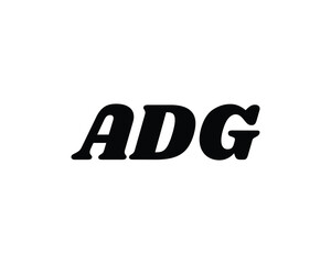 ADG logo design vector template. ADG, logo, design, logo design, vector, letter, monogram, creative, icon, template, sign, symbol, brand, unique, initial, modern, alphabet.