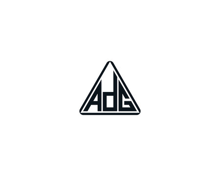 ADG logo design vector template. ADG, logo, design, logo design, vector, letter, monogram, creative, icon, template, sign, symbol, brand, unique, initial, modern, alphabet.