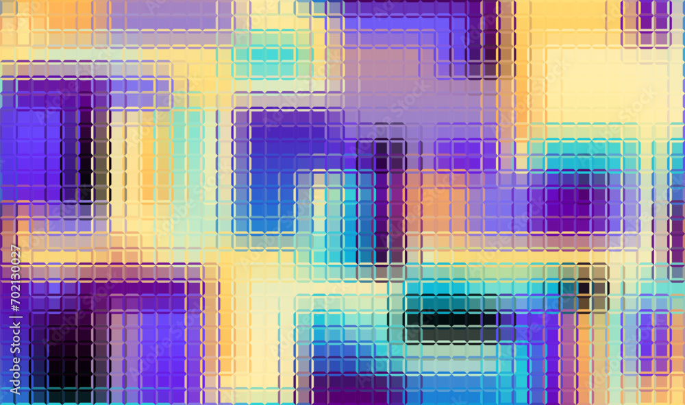 Aufkleber Patterned Glass Texture Illustrations. Glare effect. Abstract surface for design prints. Frosted Glass Background. Vector illustration