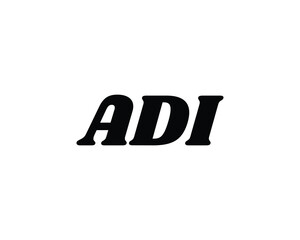ADI logo design vector template. ADI, logo, design, logo design, vector, letter, monogram, creative, icon, template, sign, symbol, brand, unique, initial, modern, alphabet.
