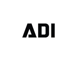 ADI logo design vector template. ADI, logo, design, logo design, vector, letter, monogram, creative, icon, template, sign, symbol, brand, unique, initial, modern, alphabet.