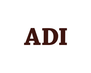 ADI logo design vector template. ADI, logo, design, logo design, vector, letter, monogram, creative, icon, template, sign, symbol, brand, unique, initial, modern, alphabet.