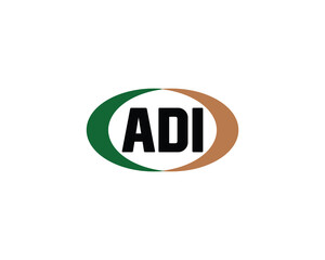 ADI logo design vector template. ADI, logo, design, logo design, vector, letter, monogram, creative, icon, template, sign, symbol, brand, unique, initial, modern, alphabet.