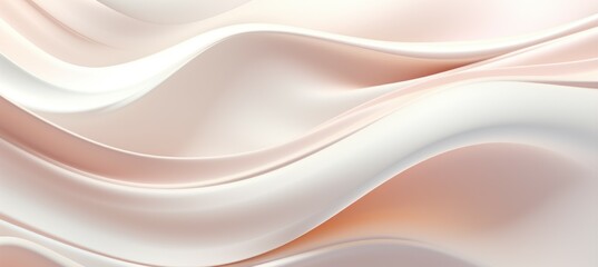 Abstract curve wave flow background. Generative AI technology.