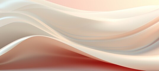 Abstract wavy light flow background. Generative AI technology.	
