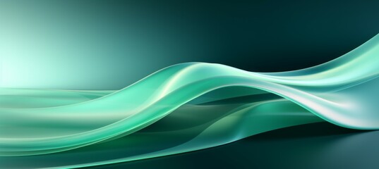 Abstract dynamic white light wave flow background. Generative AI technology.	
