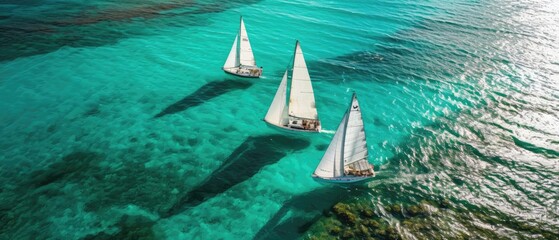 Out Island Regatta Sailboat Races And Festivities In The Bahamas - obrazy, fototapety, plakaty