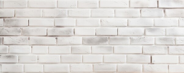 Plain White Brick Wall Creating A Textured Background
