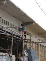 construction worker on construction site