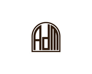 ADM logo design vector template. ADM, logo, design, logo design, vector, letter, monogram, creative, icon, template, sign, symbol, brand, unique, initial, modern, alphabet.