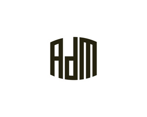 ADM logo design vector template. ADM, logo, design, logo design, vector, letter, monogram, creative, icon, template, sign, symbol, brand, unique, initial, modern, alphabet.
