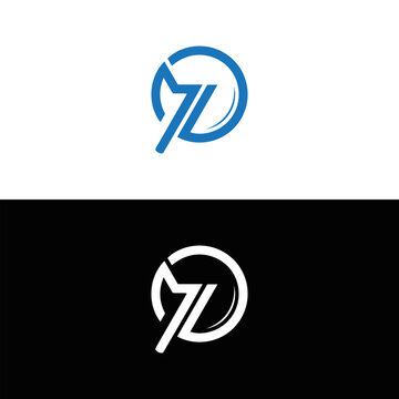 MD logo. M D design. White MD letter. MD, M D letter logo design. Initial letter MD linked circle uppercase monogram logo. M D letter logo vector design.	
