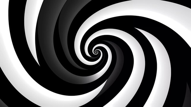 black and white dual tone spiral background © Koplexs-Stock