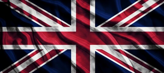 United Kingdom flag. Generative AI technology.	

