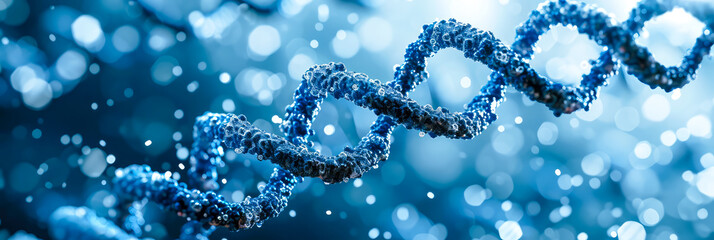Molekulare Struktur des DNA-Moleküls. Doppelhelix - obrazy, fototapety, plakaty