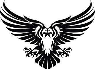 Eagle, sketch vector image