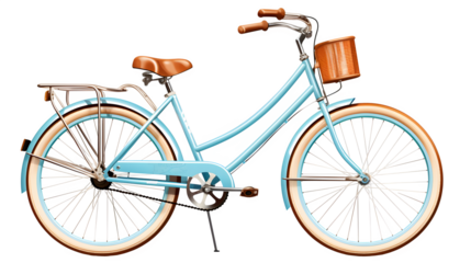 Cycle Image, Transparent Bicycle, PNG Format, No Background, Isolated Two-Wheeled Vehicle, Eco-Friendly Transportation