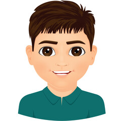 portrait of smiling young boy
