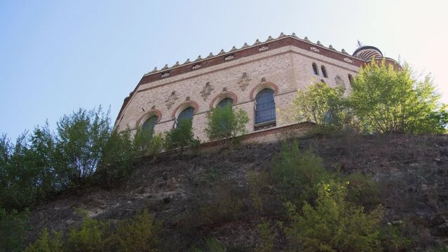 Rocchetta Mattei castle in Riola, Grizzana Morandi - Bologna province Emilia Romagna, Italy