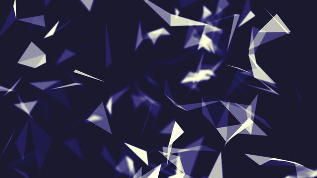 Plexus triangulation scientific futuristic high tech background