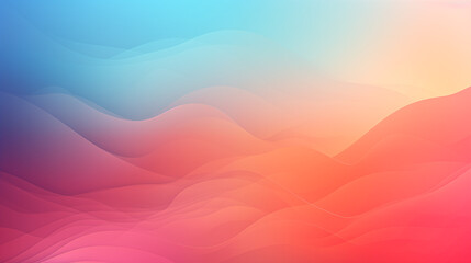 abstract colorful background with waves, abstract background illustration, Gradient background, Ai generated image