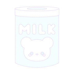 かわいい粉ミルクの缶★PNG