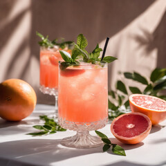 Delicious Grapefruit Refreshing Cocktail - Citrus Bliss