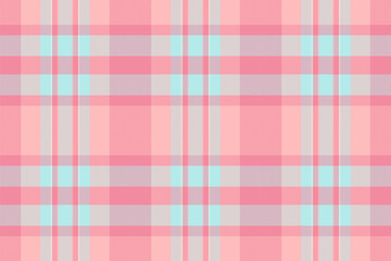 Tartan texture plaid of fabric check background with a vector seamless pattern textile.