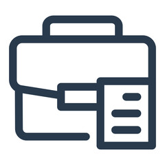 Professional Briefcase Icon for Business Meetings