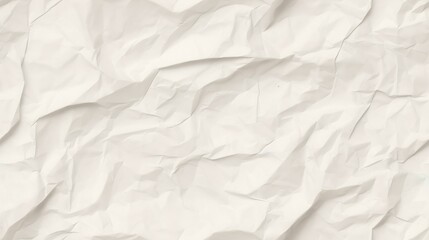 white crumpled paper background texture