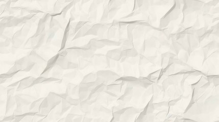 Naklejka premium white crumpled paper background texture